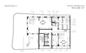 Фото 4 8-комн. квартира в Ц-1