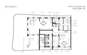 Фото 2 Пентхаус в ЖК INFINITY